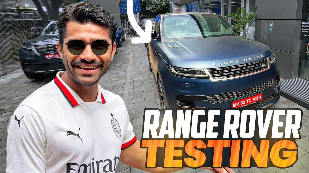 पहली बार चलायी 1CR की Car Range Rover Velar | Vlog No .288