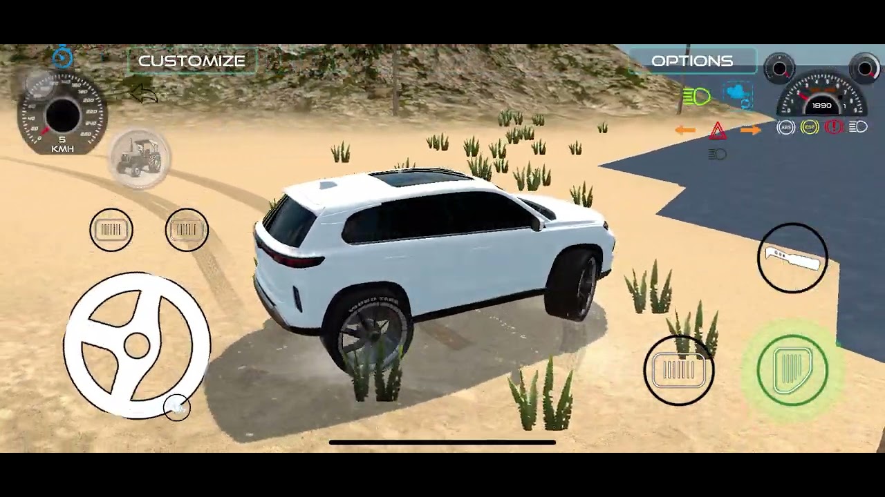 White car 🚘 stunt 