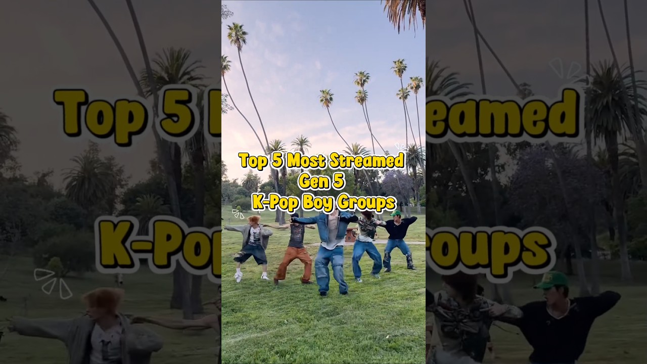 Who’s Leading Gen 5? Top 5 Most Streamed Boy Groups Right Now 🏆