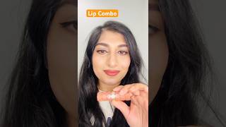 Peachy nude Lip combo #yshorts #makeup #peach #lipcombo #youtubeshort #lipsticktutorial #luxury