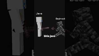 JAVA VS BEDROCK EDITION! #minecraft