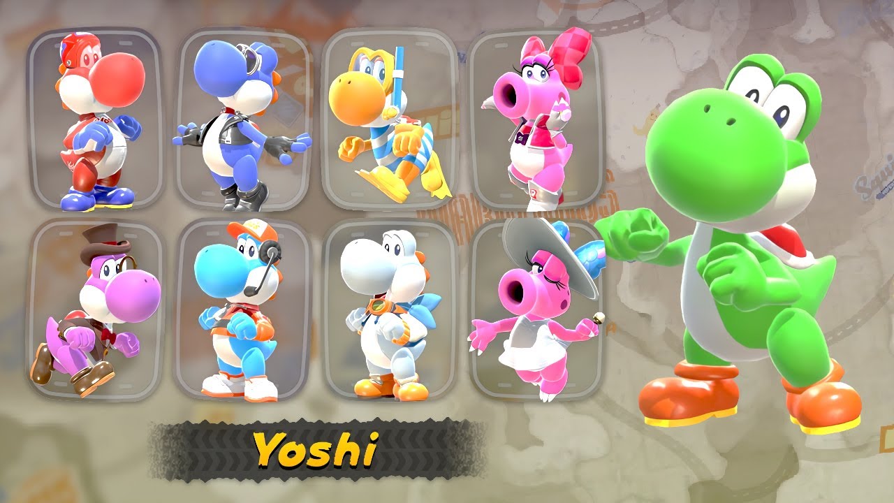 Mario Kart World - How To Unlock ALL Yoshi & Birdo Costumes