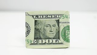 Dollar Money Origami George Washington Photo Frame