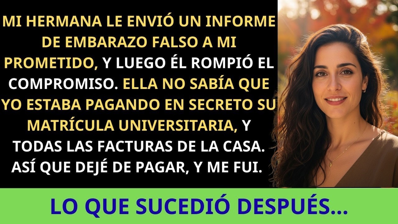 Mi hermana falsificó un informe de embarazo para arruinar mi boda, pero no tenía idea de que yo..🇪🇸