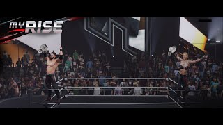 WWE 2K25 MyRISE MUTINY: Episode 5 - NXT UNITY TAG TEAM CHAMPIONSHIP TITLE MATCH IN MUTINY ARENA !