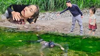 Tieu Nhu had an accident underwater, and her health began to decline. Dung saved her.
