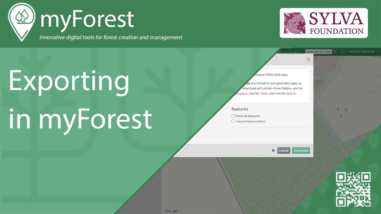 11. Exporting in myForest