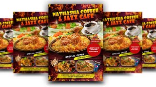 How to Create a Professional Flyer in Photoshop (Restaurant Flyer)