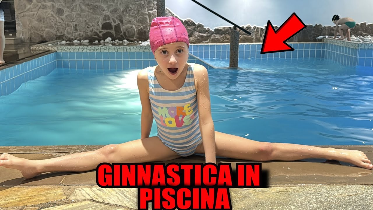 NOEMI CAVALERI VA IN VACANZA E DECIDE DI FARE GLI ALLENAMENTI DI GINNASTICA IN PISCINA!