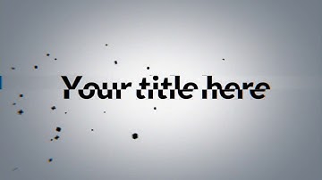 Black Particles Title