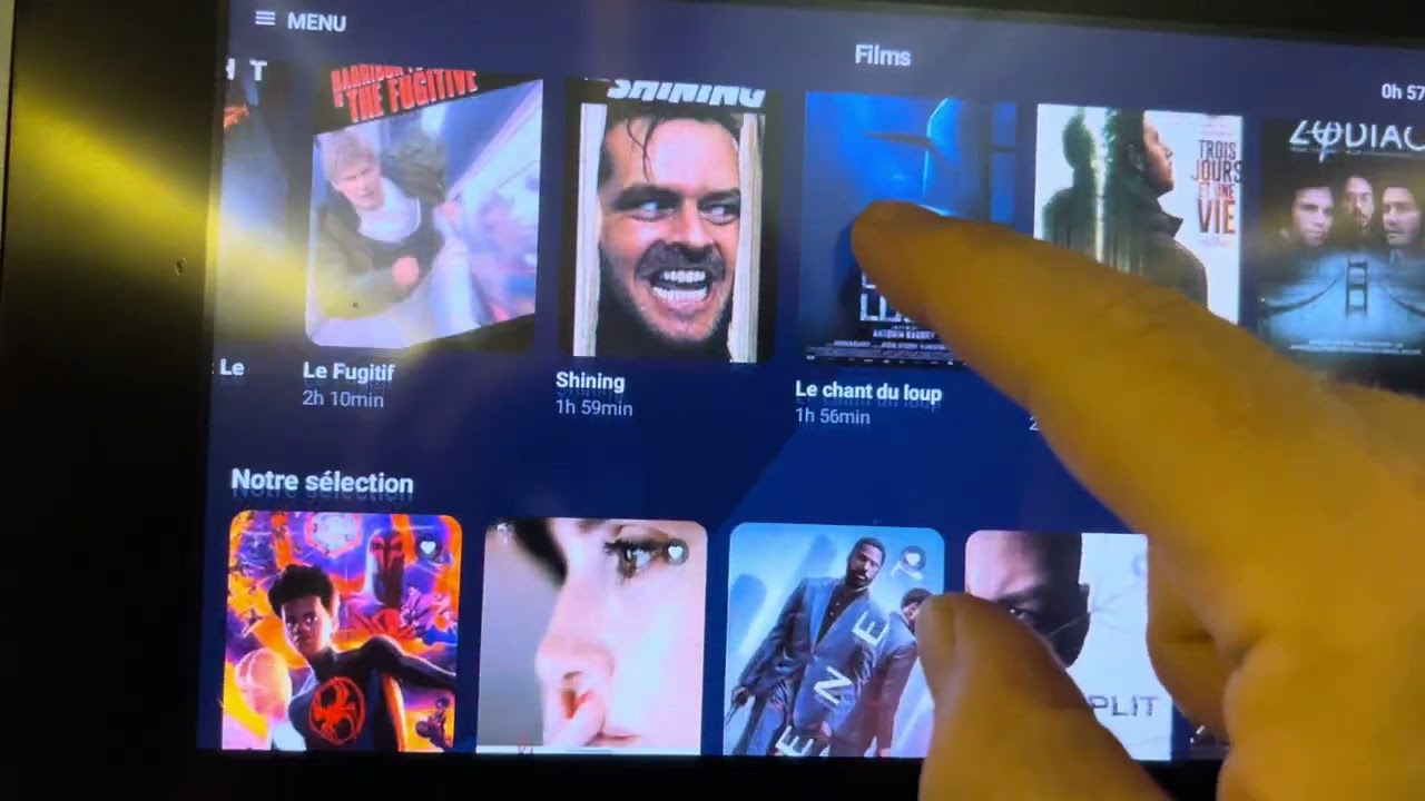 New York October 2023 - flight Air France Movies on board