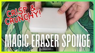 ASMR Magic Eraser Sponge | Scratching, Ripping, Stabbing | No Talking