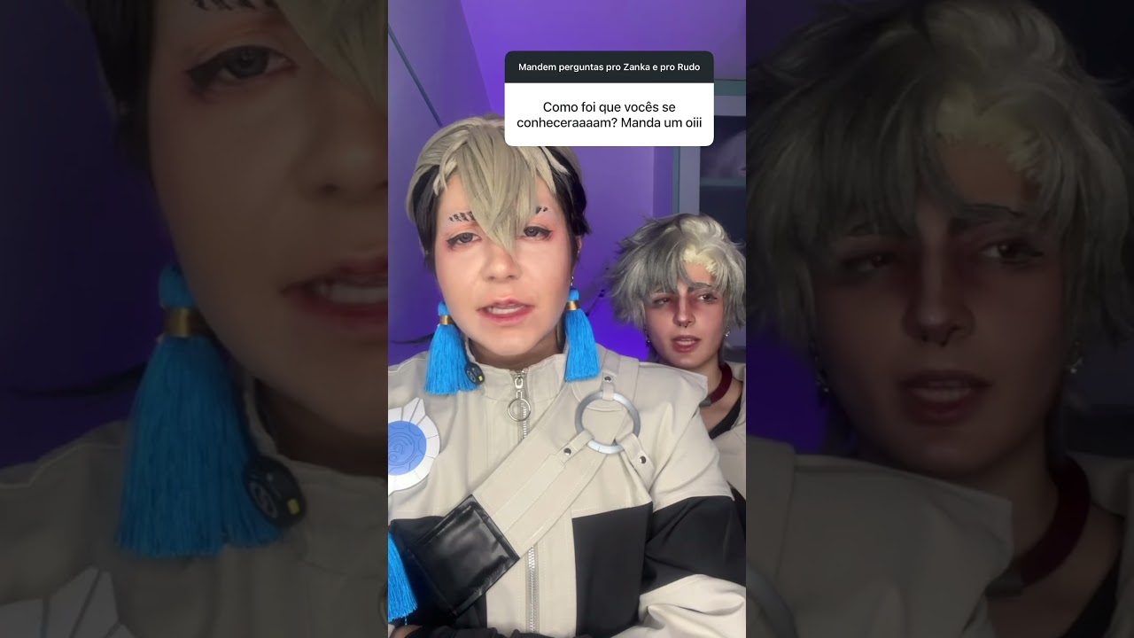 ZANKA E RUDO RESPONDEM!! #cosplay #gachiakutaanime ​⁠ @Nandalorenzine