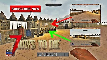 7 Days To Die Epic Mountain Base Build Tutorial Part 4