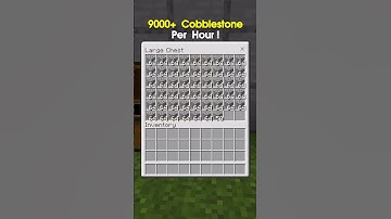 AUTOMATIC COBBLESTONE FARM for Minecraft Bedrock 1.21 🤯