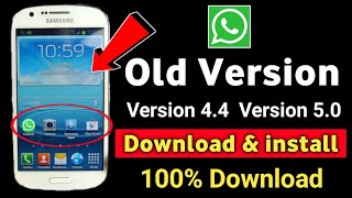 Whatsapp No Longer Works On This Phone | Whatsapp Old Version Download | Old Whatsapp Version