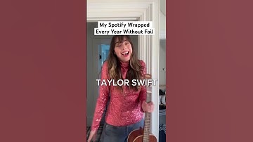 My Spotify Wrapped Every Year #taylorswift #spotifywrapped