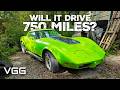 Will This Corvette RUN AND DRIVE 750 Miles? Forgotten For 20 Years!