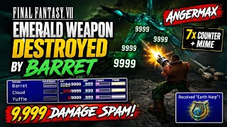 FINAL FANTASY VII – Emerald Weapon Destroyed by Barret | Angermax + 7x Counter Mime
