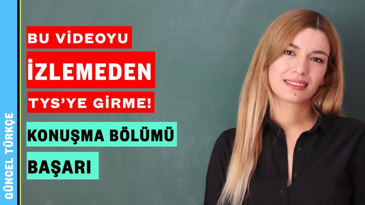 Türkçe Yeterlik Sınavı | Konuşma Bölümü ( Başarı )