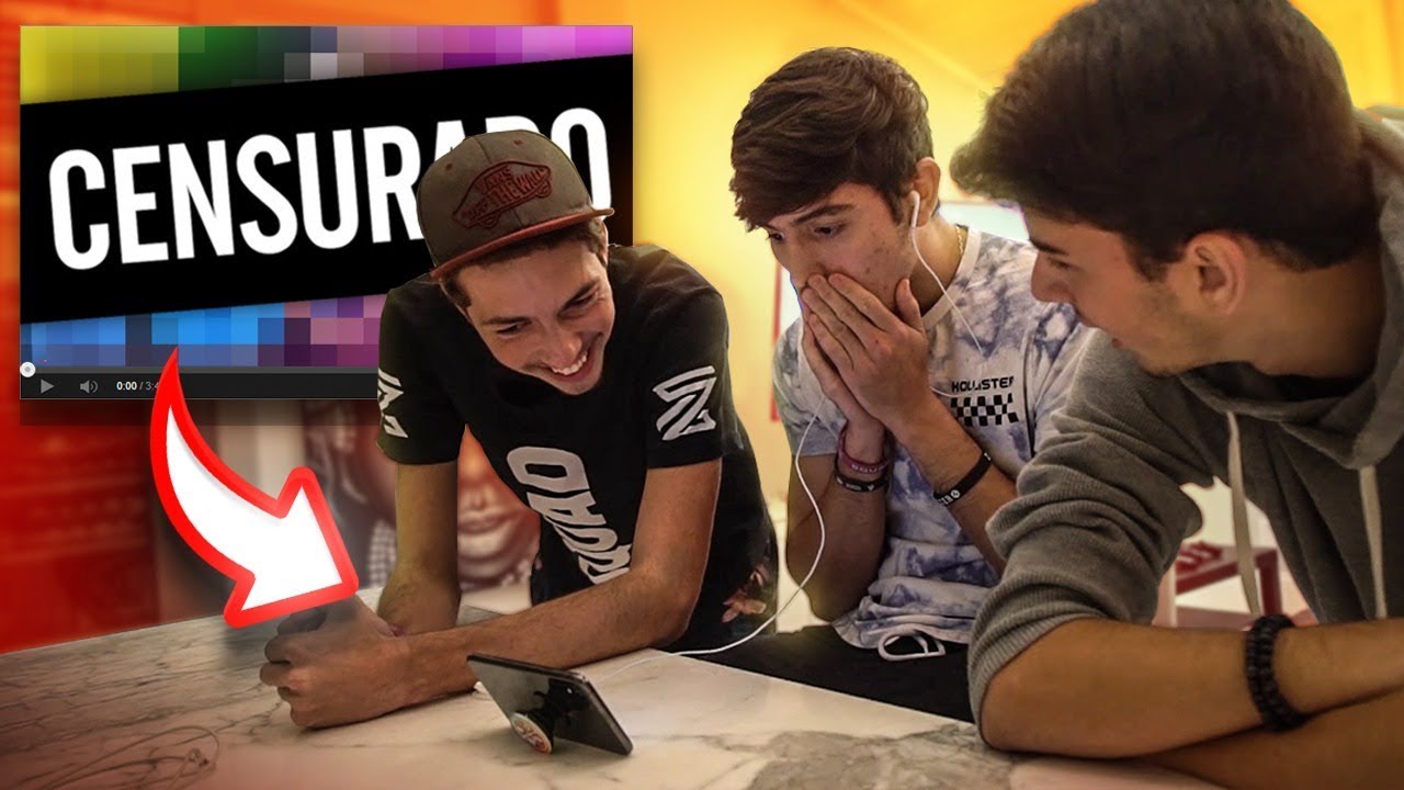 vlogs in spanish REAÇÃO DOS NOSSOS AMIGOS AO VÍDEO SECRETO!