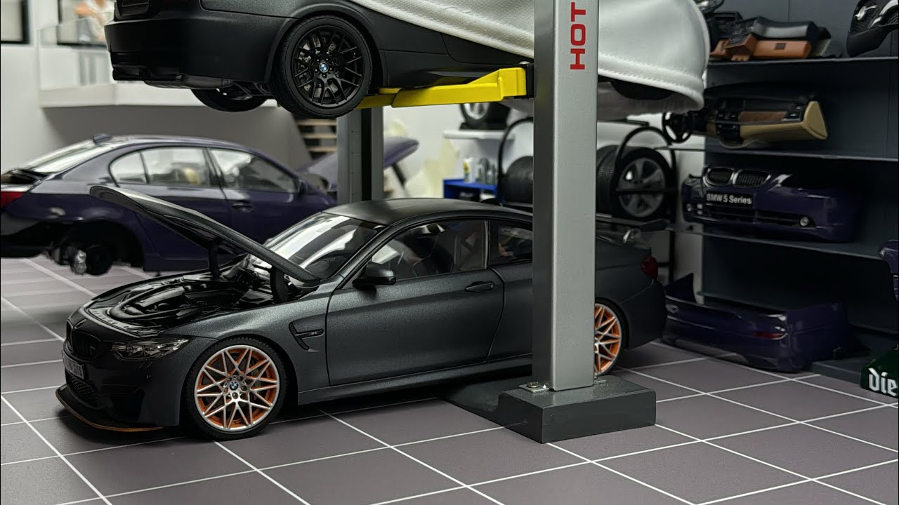 Building new Garage Diorama for my BMW collection , scale 1:18 for ...