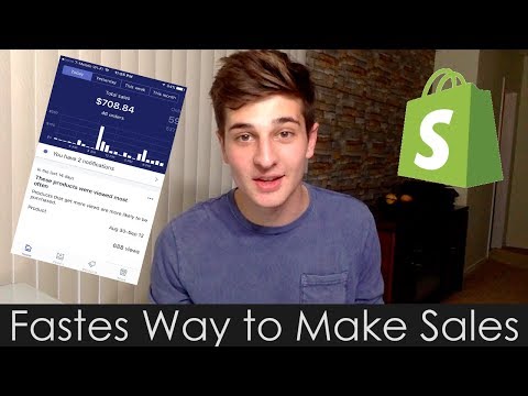 How to get sales on Shopify FAST - 4 steps