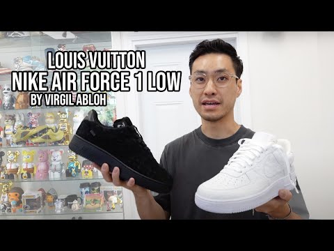 Louis Vuitton Nike Air Force 1 Low By Virgil Abloh Black