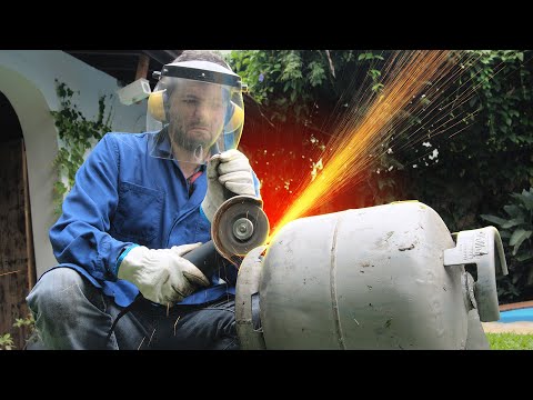 Vídeo: Onde é usado um cilindro de gás doméstico