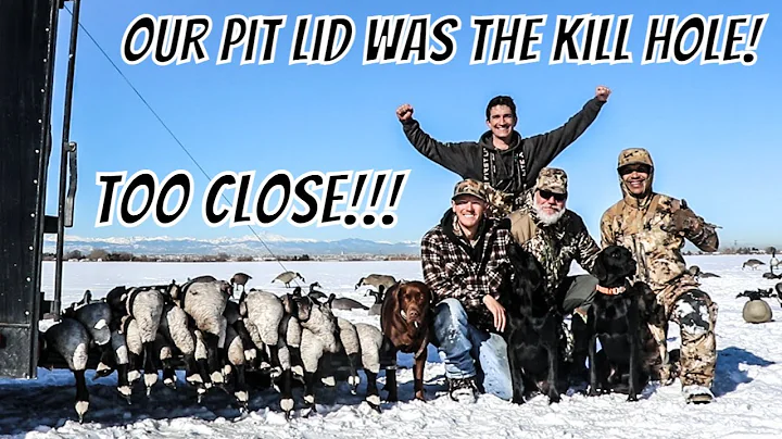 Too Close!!! Four Man Limit INSIDE 20 yards! | Goose Hunting the Front Range of Colorado