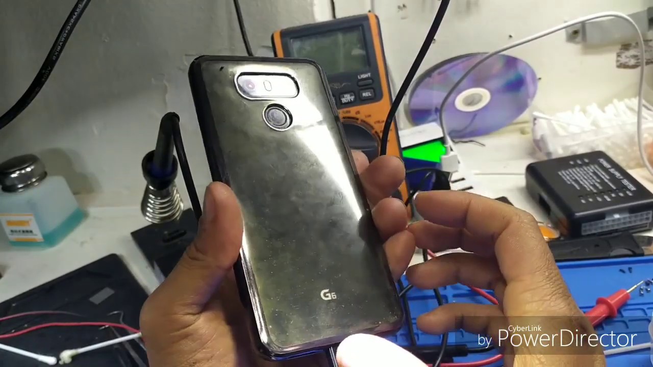LG G6 dead phone with several short circuits