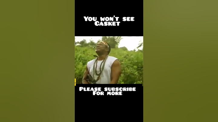 you won't see the casket #zubbymichael and kelvin ikeduba