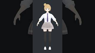 Golden Bob, Every Angle ✨ | Model 4 · 3D Anime Character #Shorts