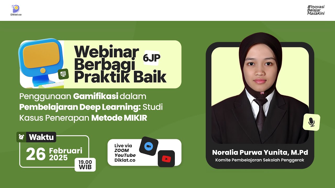 Webinar BPB 6JP Gamifikasi dalam Pembelajaran Deep Learning Studi Kasus ...