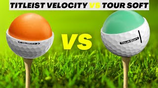 TITLEIST VELOCITY VS TOUR SOFT GOLF BALLS REVIEW [2023] | BALL TEST - WHICH BALL SHOULD I CHOOSE? screenshot 3