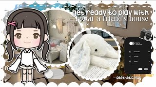 get ready to play with me at a friend's house ⌇ Aesthetic vlog ⌇ Miga world screenshot 1
