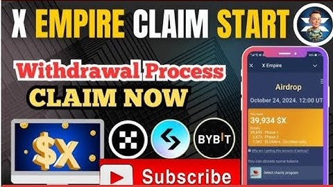 How to withdraw X EMPIRE token on exchange bybit bitget or okx.