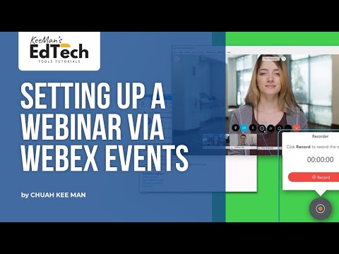 Setting Up a Webinar via Cisco Webex Events