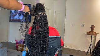PASSION TWISTS TUTORIAL ON 4C Natural Hair | SUPER EASY PASSION TWIST TUTORIAL #Passiontwist