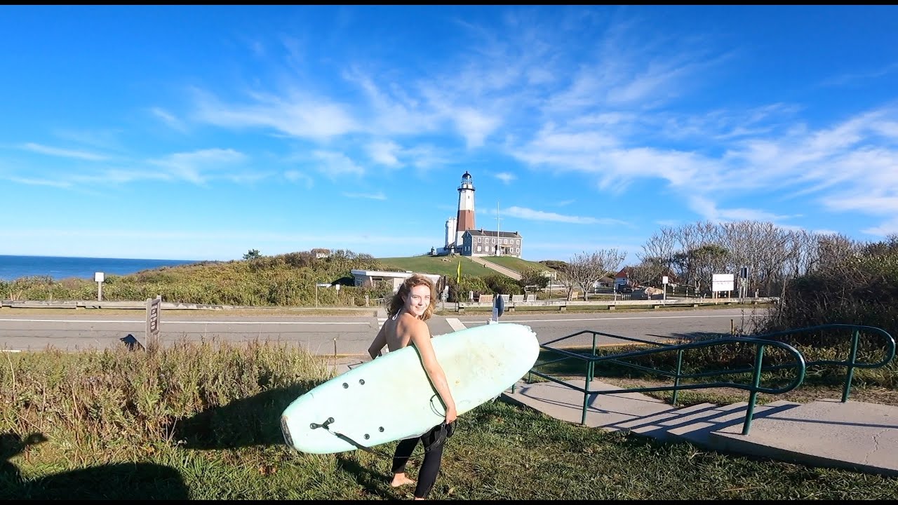 Montauk Lighthouse Surfing POV