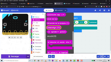 UD2 Programación microbit Sensor de temperatura TIC 3 ESO IES Monterroso