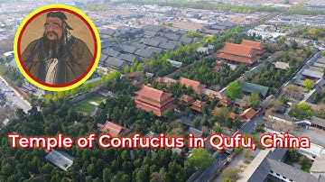A brief biography of Confucius, a saint in Chinese culture, and the temple commemorating him