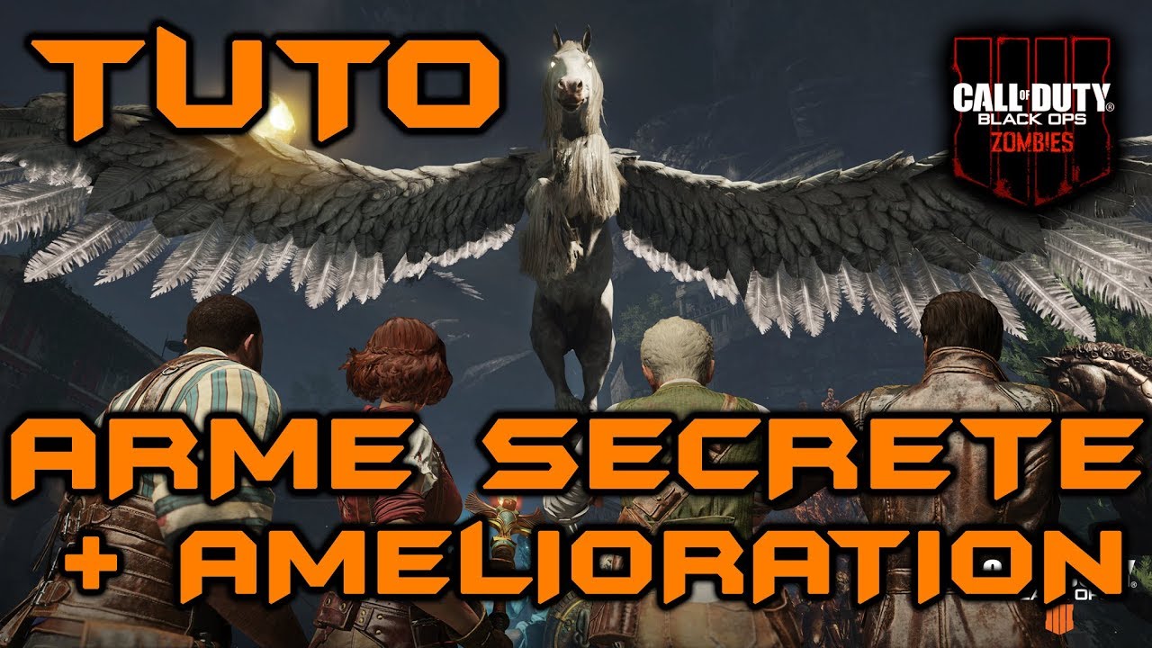 ARME SECRETE + AMELIORATION ANCIENT EVIL ZOMBIE BO4 TUTO FR