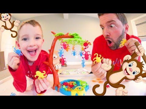 haha ne demek Father & Son PLAY MONKEYING AROUND! / Don't Fall Off The Tree!