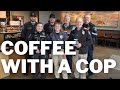 City of mill creek coffee with a cop at starbucks