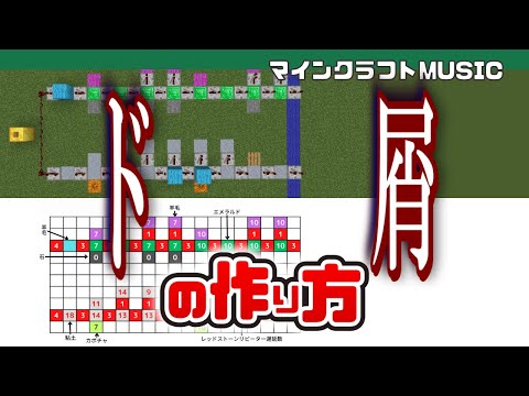 「ド屑／なきそ」のマイクラ音ブロック演奏の作り方（楽譜あり）：簡単！統合版対応
