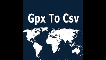 Gpx To Csv