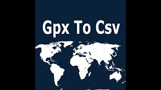Gpx To Csv screenshot 3