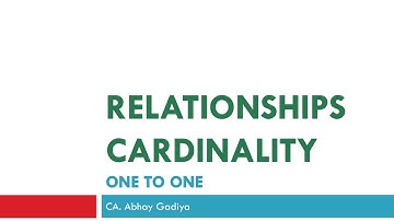 13. Power BI Desktop - One to One relationship