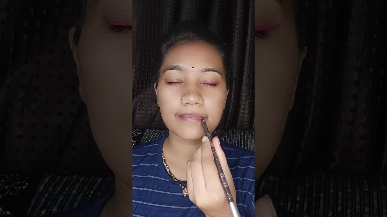 Close eyes 👀 lipstick hack 